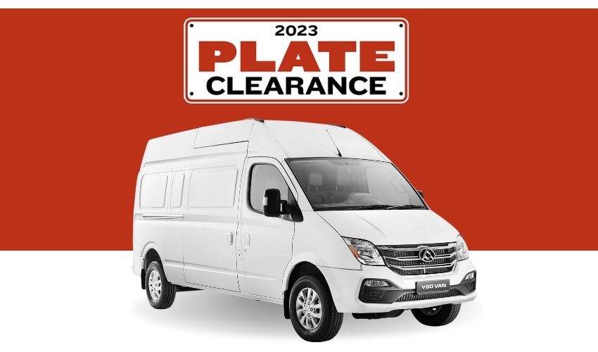 LDV Special V80 LWB High Auto - PLATE CLEARANCE